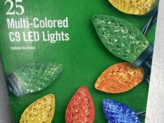 Home Accents 25 Multicolor C9 LED Lights