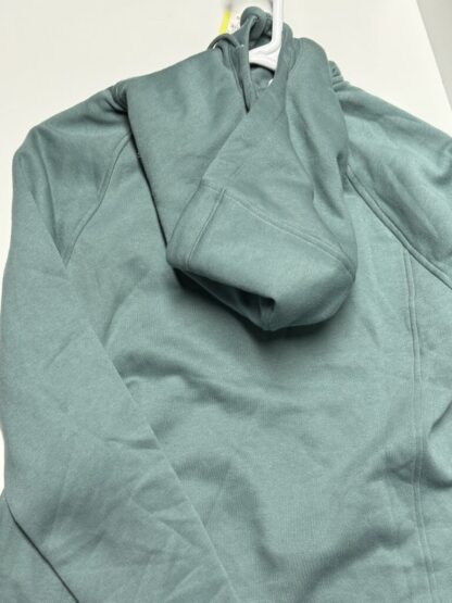 IMG 3964 Medium rotated Fleece Full Zip Hooded Women Jade Sweatshirt Small