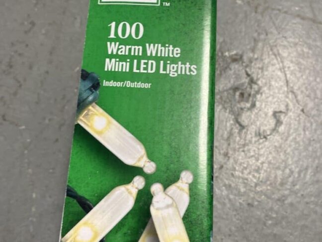 Home Accents Holiday Lights 100 Warm White mini LED - Image 3