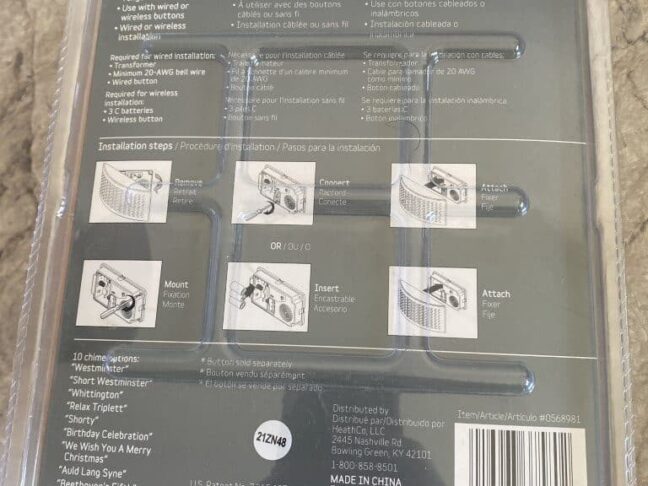 Styleselection Wireless Doorbell Kit - Image 2
