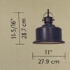 Antique Bronze Pendant Progress Lighting - Image 8