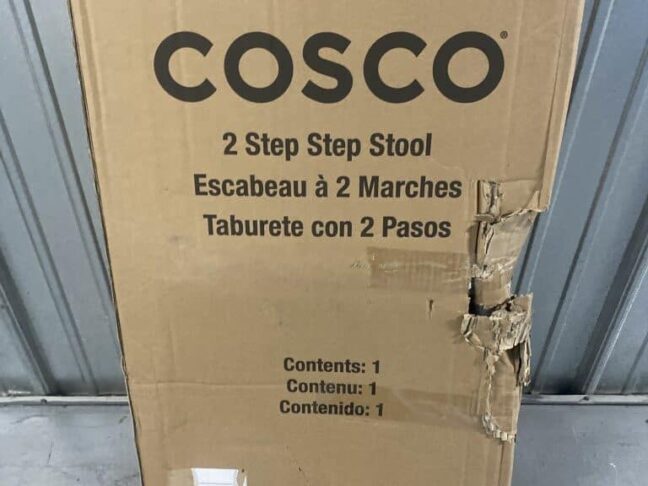Cosco CSC11137PBL1E 2-Step Folding Steel Step Stool - Image 4