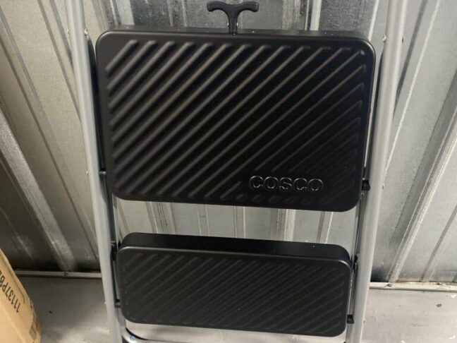 Cosco CSC11137PBL1E 2-Step Folding Steel Step Stool - Image 2