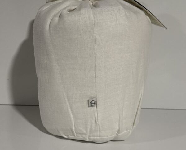 Linen Blend Bed Sheet set Size Full Heart and Hand with Magnolia - Image 5