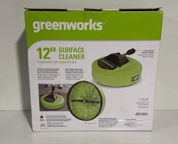 Greenworks 12 inch surface cleaner attachment - Image 2