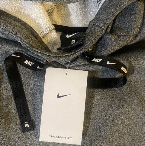 Mens Nike Therma-FIT Sweater Size S Grey - Image 4