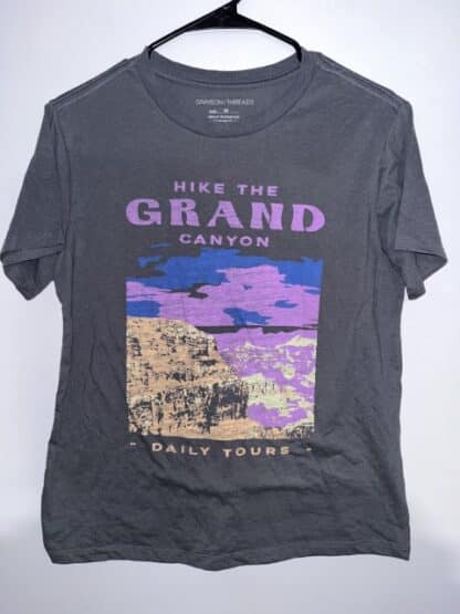 Hike The Grand Canyon Grayson Threads Woman Gray Shirt Size M