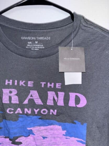 Hike The Grand Canyon Grayson Threads Woman Gray Shirt Size M