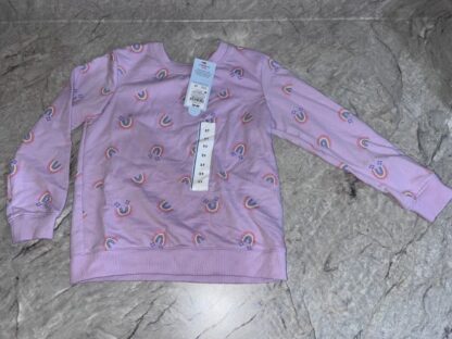 Purple Rainbow Sweater 5T