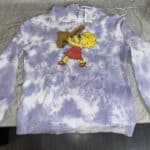 Simpsons Sweater Tie Dye Size M