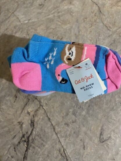 Girls No Show Socks 7 Pairs Size M