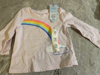 Pink Rainbow Shirt Size 12M