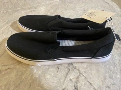 Black Slip On Shoes Size 9