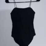 Wild Fable Women's Spaghetti Strap Bodysuit XS Black