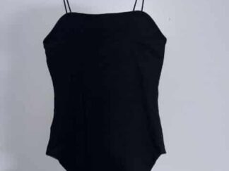 Wild Fable Women's Spaghetti Strap Bodysuit XS Black