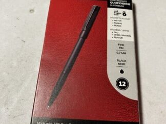 UniBall Roller fine Black Pen 12 Pack