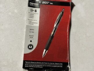 uniball 207 Retractable Black Gel Pens