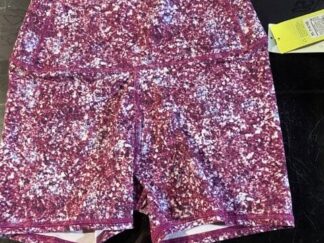 All In Motion Purple High Rise Fitted Shorts XL