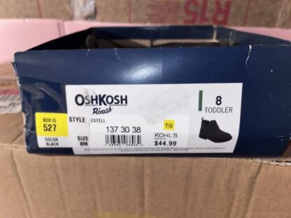 Oshkosh Black Boots 8T 