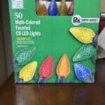 Home Accents 50 Multi Colored Faceted C9 LED Lights