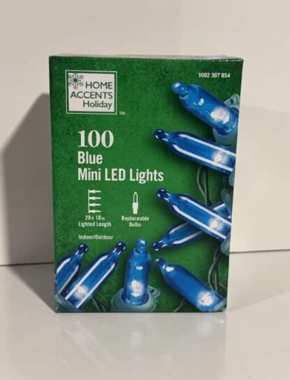 Home Accents 100 Blue Mini LED Lights