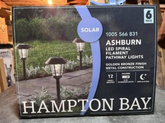 Hampton Bay Ashburn LED Spiral Filmant Lights 6 pack