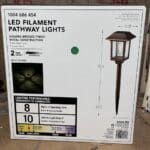 Hampton Bay LED Filament Pathway Lights Golden Bronze Finish 6 Pack