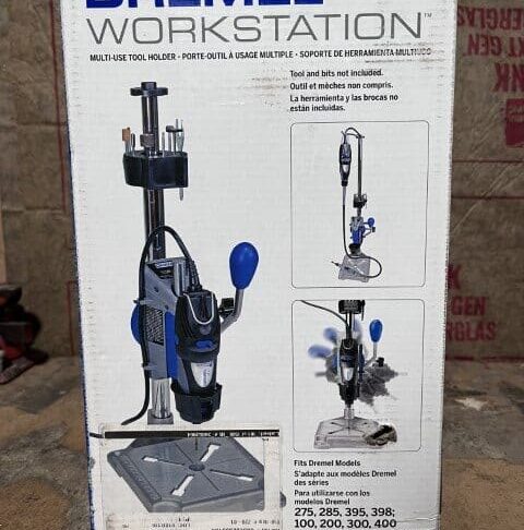 Dremel 220-01 Workstation Drill Press – Rotary Tool Holder & Flex Shaft Tool Stand – Adjustable Depth - Image 4