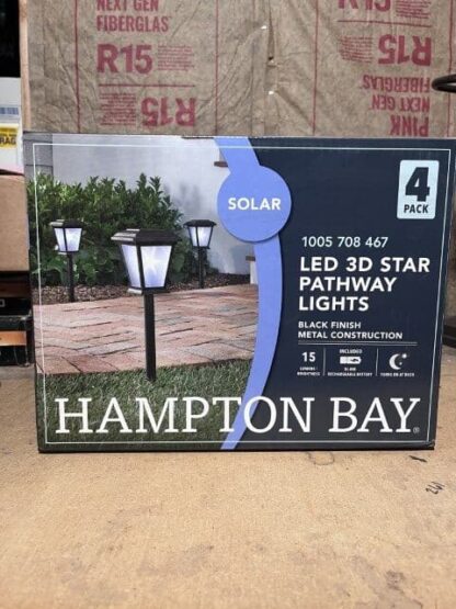 Hampton Bay LED 3D Star Pathway Lights