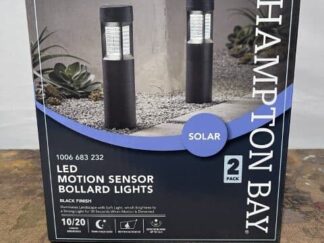 Hampton Bay Bollard Lights LED Motion Sensor 2 Pac