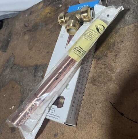 SharkBite Push-to-Connect Brass Residential Water Hammer Arrestor Tee 3/4 in. - Image 3