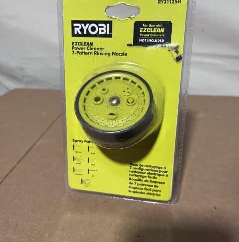 Ryobi EZ Clean power cleaner 7 pattern nozzle