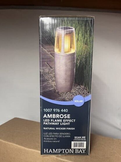 Hampton Bay Ambrose LED Flame Effect Pathway Light