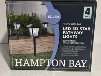 Hampton Bay LED 3D Star Pathway Lights