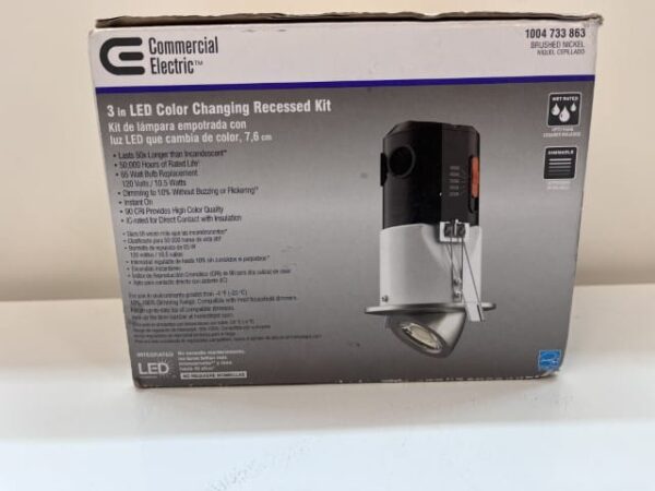 Commercial Electric 3 Inch LED Recessed Light