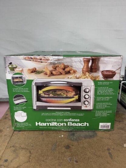 Hamilton Beach Sure Crisp 1400 W Stainless Steel Toaster Oven with Air Fry