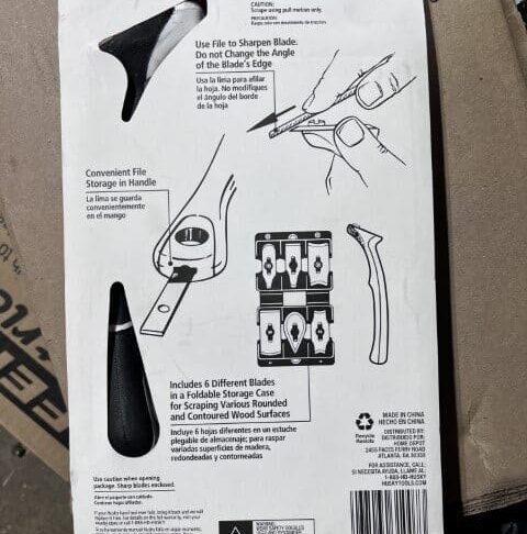 Husky Contour Scraper with 6 Interchangeable Blades | Versatile Tool for Detailed Surface Preparation - Image 2