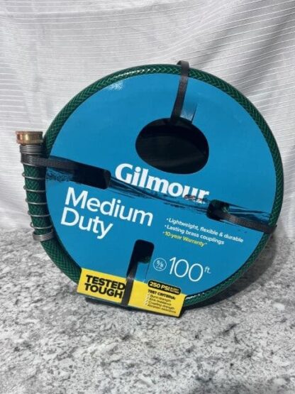 Gilmour 100 ft Medium Duty Water Hose 5/8 inch