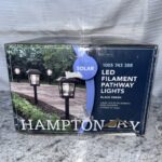 Hampton Bay LED Filament Pathway Lights 4 Pack