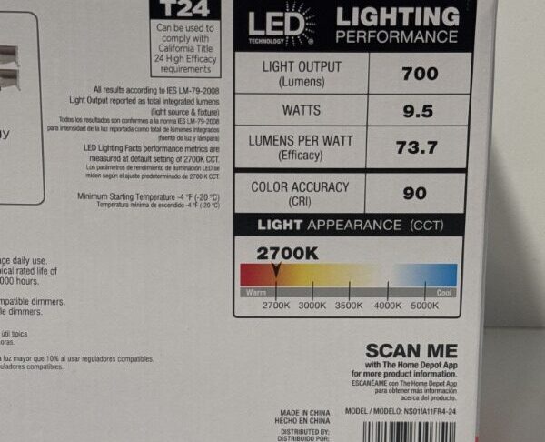 Color Changing Recessed Trim 4 Pack LED - Image 6
