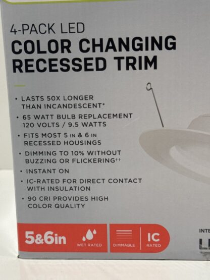 Color Changing Recessed Trim 4 Pack LED - Image 5