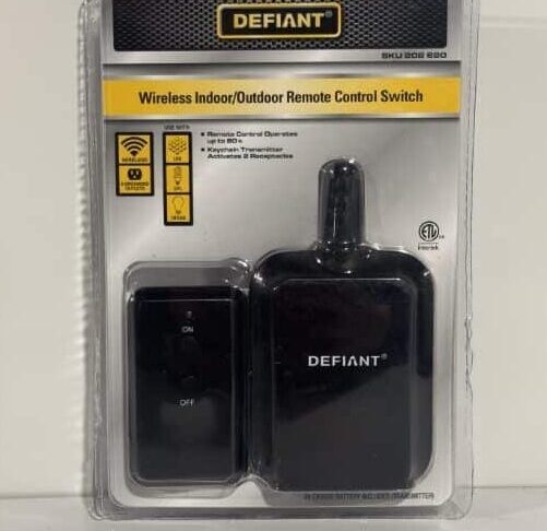 Defiant Wireless remote control switch