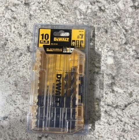 DEWALT Black and Gold Twist Drill Bit Set (10-Piece) - Image 3