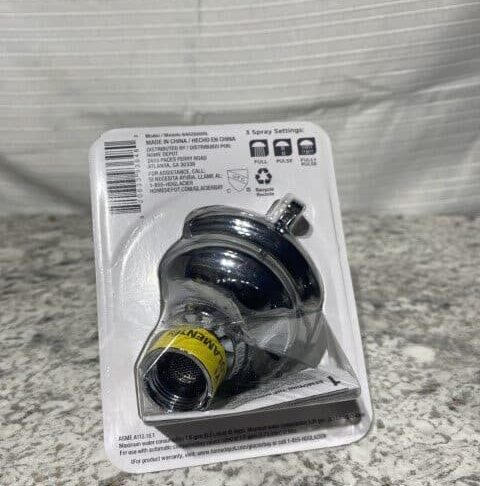 Glacier Bay 3 Spray Fixed Shower Head in Chrome - Image 3
