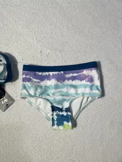 Girls Art Class 3pc Tie-Dye Cropped Long Sleeve Rashguard Set Size XS (4/5) - Image 2