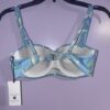 Shade & Shore Women’s Underwire Bikini Top – Blue & Green Print, Adjustable Straps - Image 2
