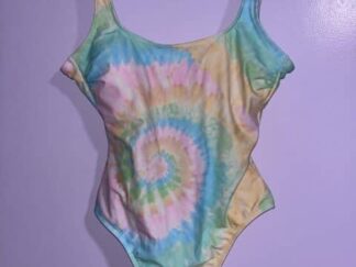 Stoney Clover Lane Womens Pastel Tie Dye One Piece Swimsuit Size M Without Tags