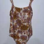 Kona Sol Women Ruffle One Piece Swimsuit Size L no tags