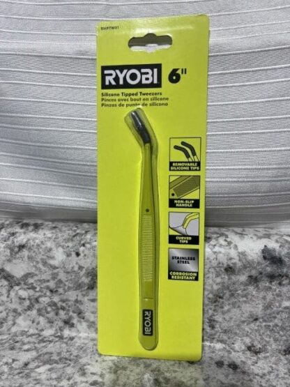 Ryobi silicone tipped tweezers 6" 