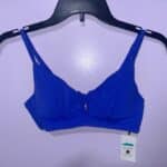 Shade & Shore Blue Bikini Top Size 32B